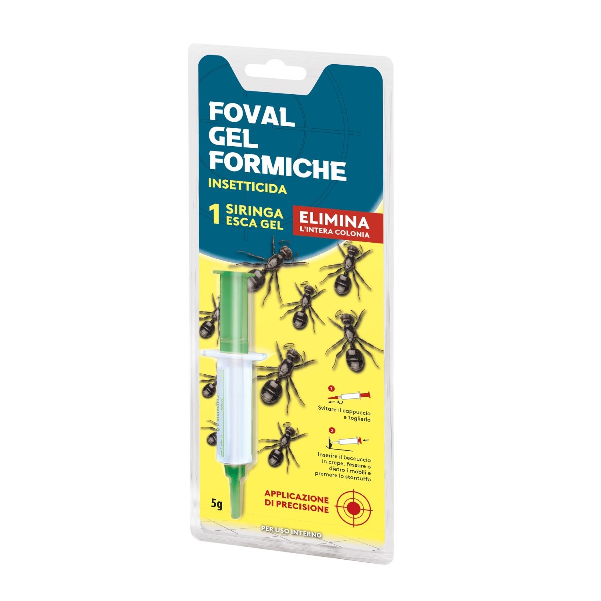 Foval Gel Formiche 2 Trappole Pronto Uso Foval Gel Formiche 2 Trappole Pronto Uso