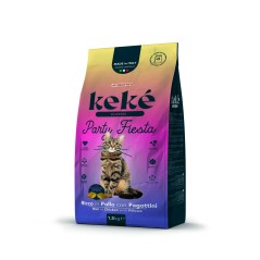 Keké Classic Party Fiesta 1.5Kg per gatti con Fagottini ripieni di formaggio fresco Giuntini