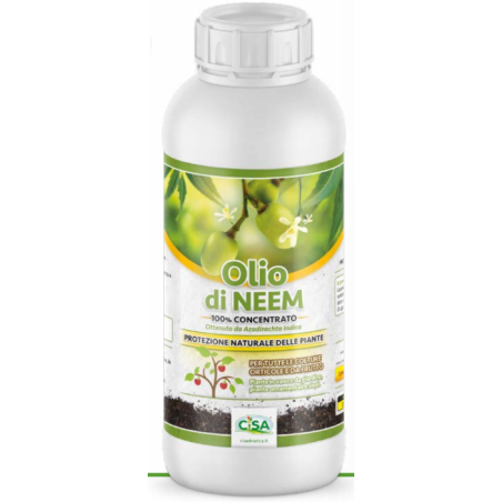 Olio di Neem puro al 90% 1LT Concentrato Cisa