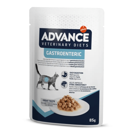 Advance Veterinary Diets - Gastroenteric - Cibo Umido per Gatti con Problemi Gastrointestinali - 85GR