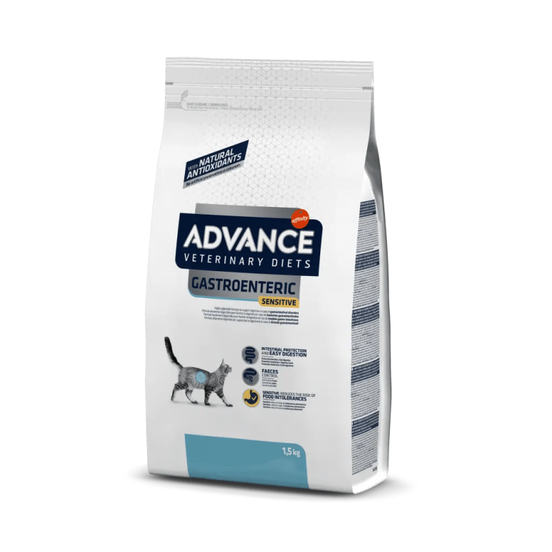 Advance Veterinary Diets - Gastroenteric - Cibo per Gatti con Problemi Gastrointestinali - 1,5kg