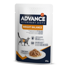 Advance Veterinary Diets - Weight Balance - Cibo Umido per Gatti con Problemi di Sovrappeso - 85GR