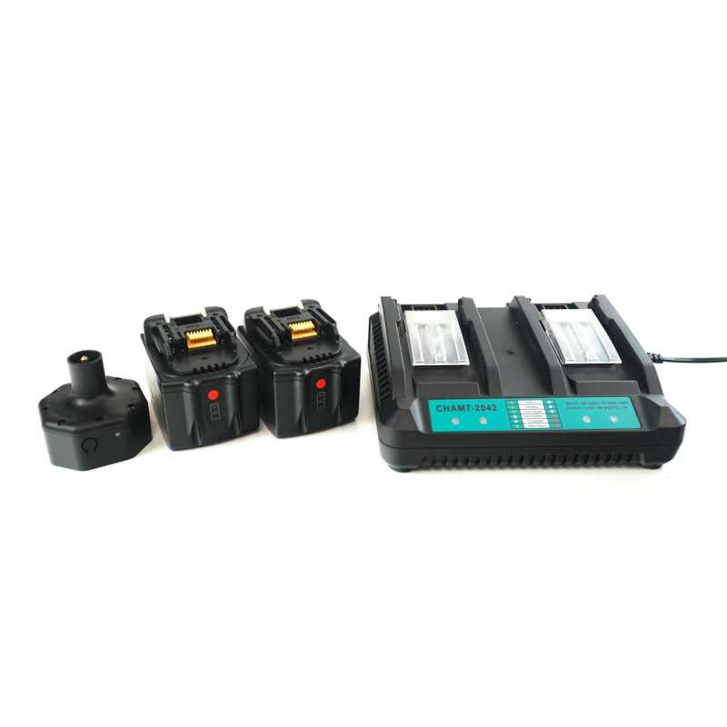 Kit Alimentazione Abbacchiatore V34 con 2 Batterie e Caricabatterie Jolly Italia