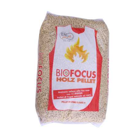 Pellet di abete BIOFOCUS Sacco da 15Kg