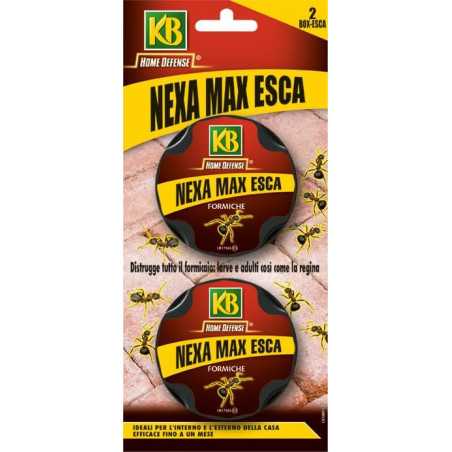 KB NEXA MAX ESCA 2 BOX Esca Insetticida Protetta Pronta all'uso