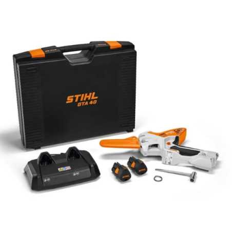 KIT Potatore GTA40 STIHL con valigetta completa di 2 batterie AS2 e caricabatteria AL5-2