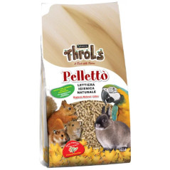 Throls Pellettò 5Kg Lettiera igienica assorbente naturale in pellet di legno