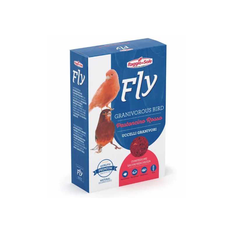 Pastoncino Rosso 300GR per canarini linea Fly Hobby Raggio di Sole