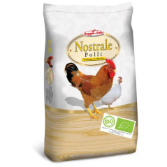 Mangime completo per Polli da Ingrasso Pulcin Pollo BIO 20Kg Raggio di Sole Sbriciolato