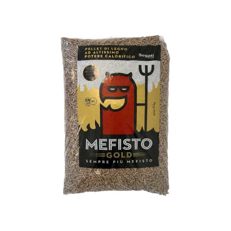 Pellet di legno MEFISTO GOLD Faggio Sacco da 15Kg