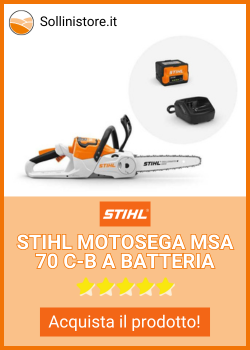 Motosega a Batteria Stihl MSA 70C-B Con Batteria AK 30 e Caricabatteria AL 101