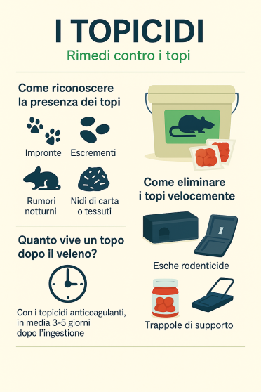 I TOPICIDI: Rimedi efficaci e duraturi per combattere i topi